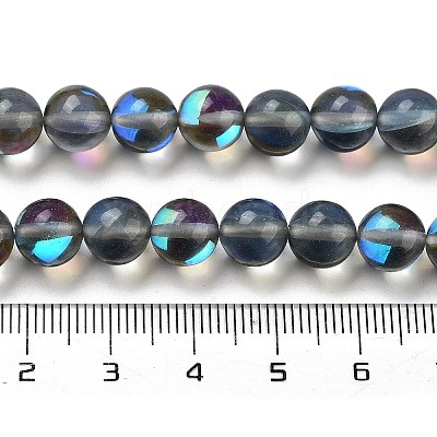 Transparent Glass Beads GLAA-B022-8mm-08-1