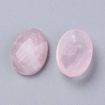 Natural Rose Quartz Cabochons X-G-G760-A08-1