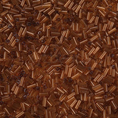 Transparent Glass Bugle Beads SEED-N005-001-C07-1