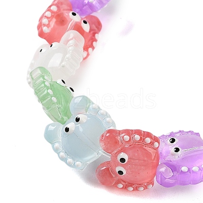 Transparent Glass Beads Strands LAMP-L078-010A-1