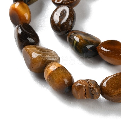 Natural Tiger Eye Beads Strands G-P497-01C-12-1