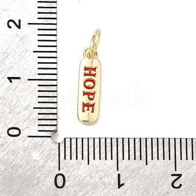 Brass Enamel Charms KK-P338-01G-E02-1