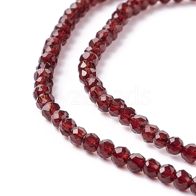 Transparent Glass Beads Strands GLAA-C019-01A-17-1