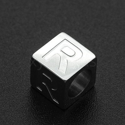 Non-Tarnish 201 Stainless Steel European Beads LS-STAS-N090-LA062-R-1