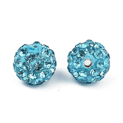Pave Disco Ball Beads RB-H258-8MM-202-1