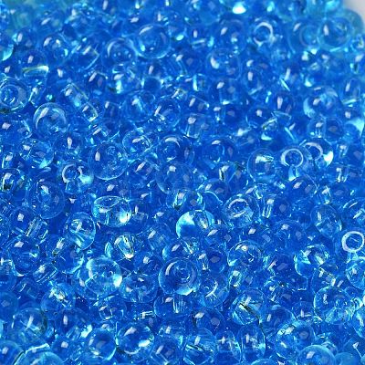 Transparent Colours Glass Seed Beads SEED-P006-02A-08-1