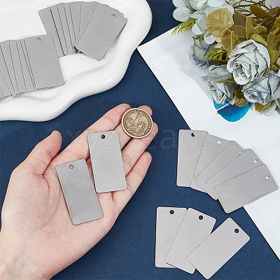 30Pcs 304 Stainless Steel Big Pendants STAS-OC0001-32-1