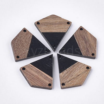 Resin & Walnut Wood Chandelier Components Links X-RESI-S367-16A-1