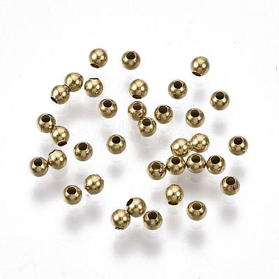 Brass Beads KK-R141-2.4mm-01C-NF-1