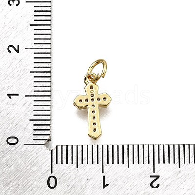 Brass Micro Pave Cubic Zirconia Pendants LS-KK-Z100-39G-04-1
