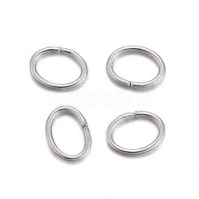 Tarnish Resistant 304 Stainless Steel Open Jump Rings X-STAS-F221-40P-G-1