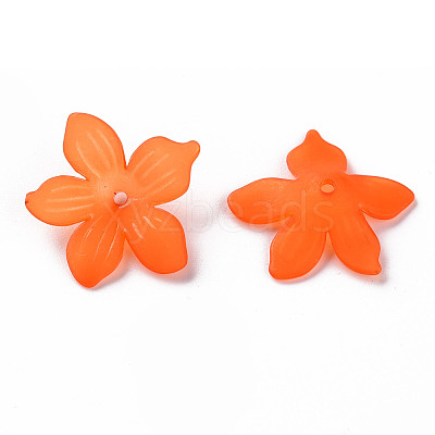 Frosted Acrylic Bead Caps MACR-S371-05A-726-1