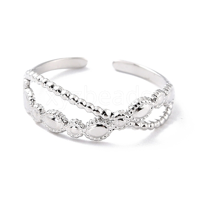 Tarnish Resistant 304 Stainless Steel Finger Rings RJEW-L102-43P-1
