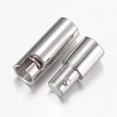 Tarnish Resistant 304 Stainless Steel Bayonet Clasps STAS-G071-57P-1