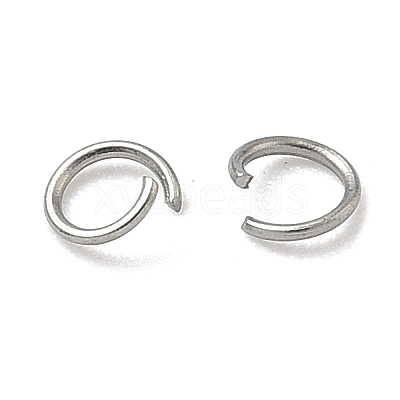 Non-Tarnish 304 Stainless Steel Open Jump Rings X-STAS-E066-01-3mm-1