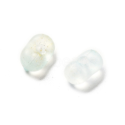 Gradient Color Transparent Frosted Acrylic Beads X1-OACR-M023-06B-1