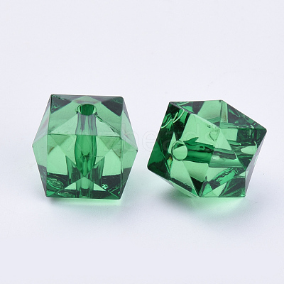 Transparent Acrylic Beads X-TACR-Q259-8mm-V17-1