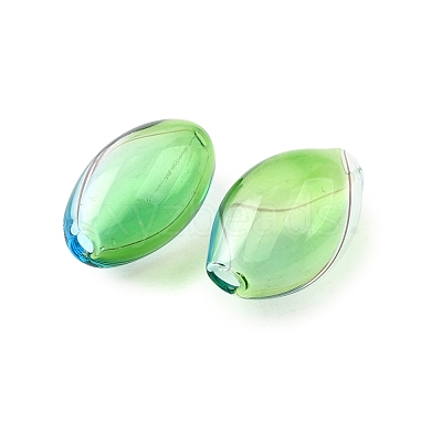 Transparent Handmade Blown Glass Globe Beads X-GLAA-T012-06-1