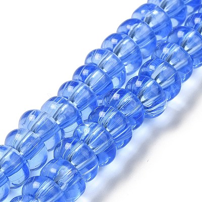 Transparent Glass Beads Strands LAMP-G156-20O-1