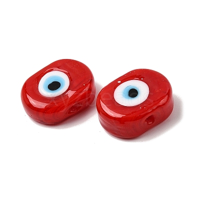 Handmade Evil Eye Lampwork Beads LAMP-G168-02-10-1