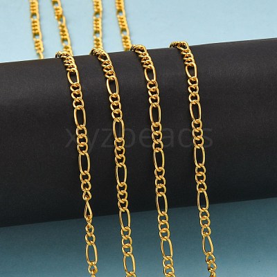 Iron Handmade Chains Figaro Chains Mother-Son Chains X-CHSM005Y-G-1