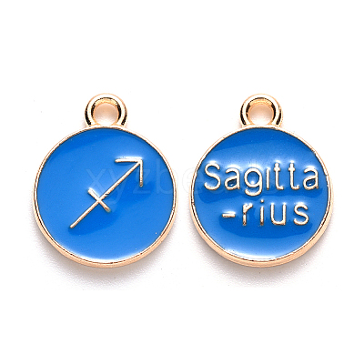 Alloy Enamel Pendants LS-X-ENAM-S124-01B-02F-1