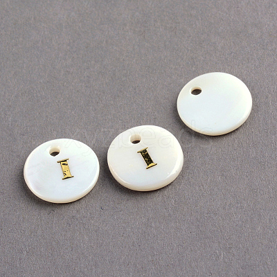 Freshwater Shell Pendants LS-SSHEL-S249-I-1