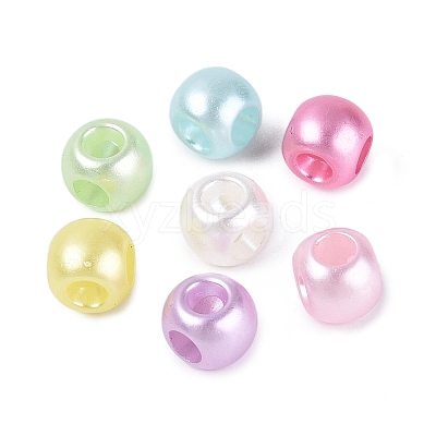 Opaque Acrylic Beads OACR-N162-15-1