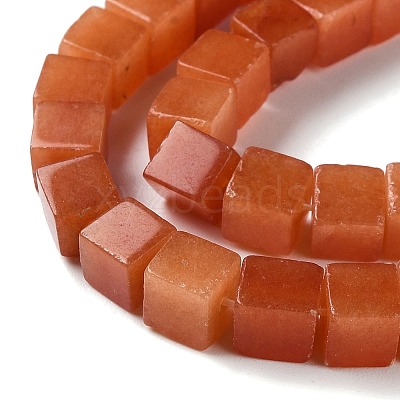 Natural Dyed White Jade Beads Strands G-Q008-C01-01A-1