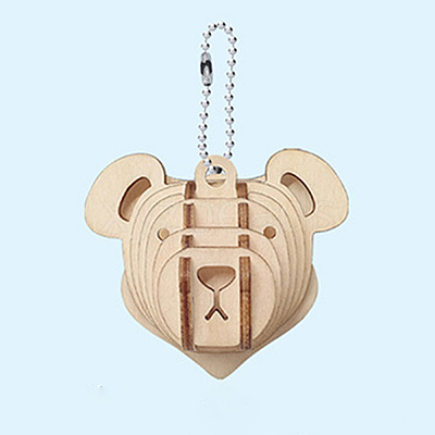 DIY Wooden Assembly Animal Toys Kits for Boys and Girls WOCR-PW0003-71G-1