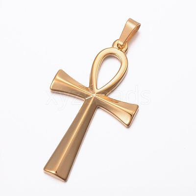 Ion Plating(IP) 304 Stainless Steel Pendants STAS-H384-05G-1