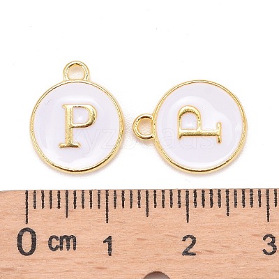 Golden Plated Alloy Charms X-ENAM-S118-01P-1