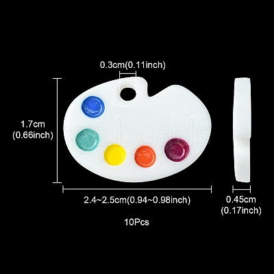 Opaque Resin Pendants CRES-YW0001-09-1