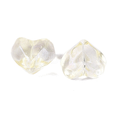 Baking Paint Transparent Glass Beads DGLA-N022-02-1