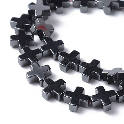 Non-Magnetic Synthetic Hematite Beads Strands X-G-G096-10x10x4mm-1