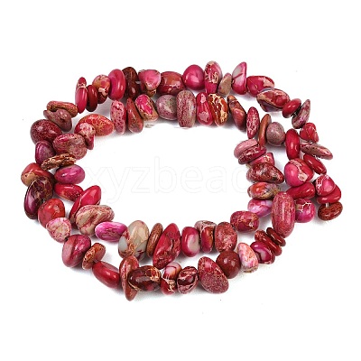 Natural Imperial Jasper Bead Strands G-P444-05D-01-1