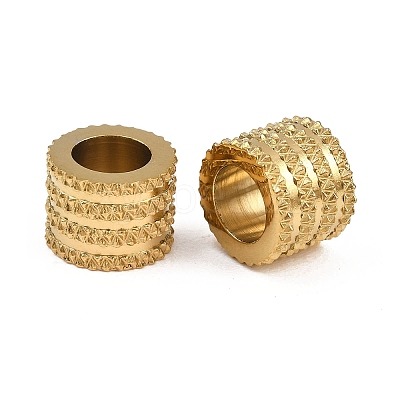 201 Stainless Steel Beads STAS-P437-02G-1