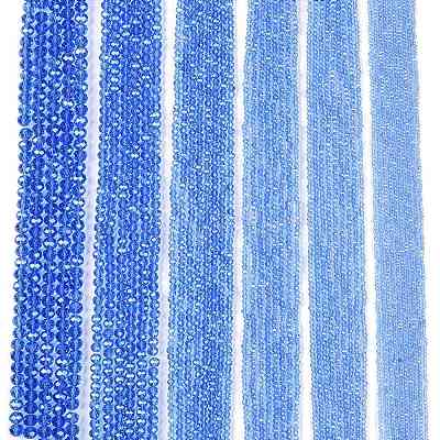 Electroplate Glass Beads Strands EGLA-A044-T1mm-A14-1