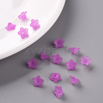 Transparent Acrylic Beads X-PL554-17-1