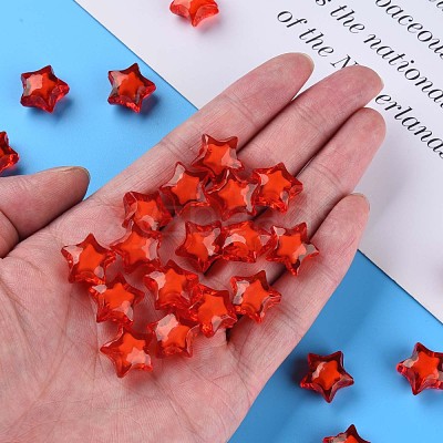 Transparent Acrylic Beads TACR-S152-02A-712-1