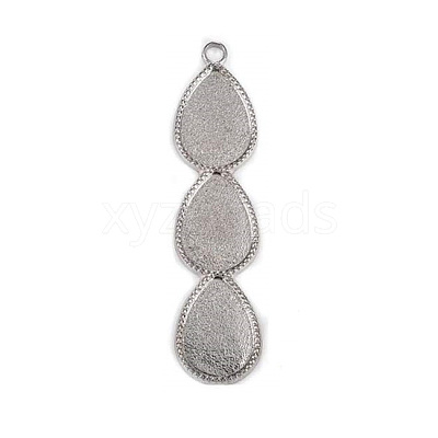 Alloy Pendant Cabochon Settings LS-PALLOY-Q428-01P-1
