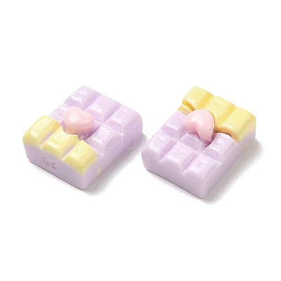 Opaque Resin Cabochons RESI-K027-05-1