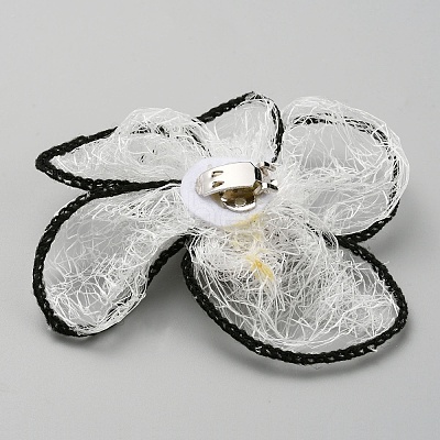 Flower Cloth Shoe Decorations FIND-WH0418-88A-1