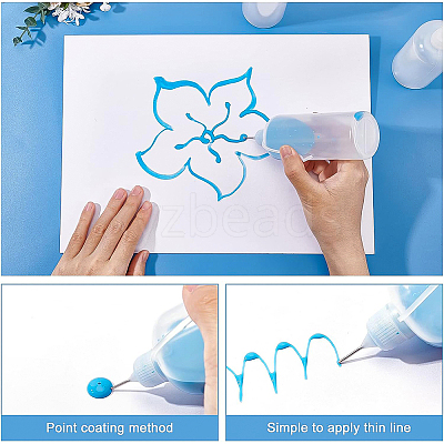 Plastic Glue Bottles DIY-BC0009-16C-1
