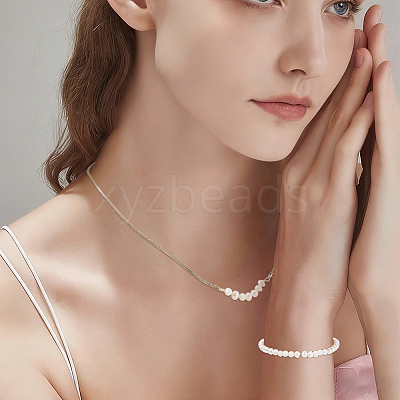 2 Strands Natural Cultured Freshwater Pearl Beads Strands PEAR-HS0001-27-1