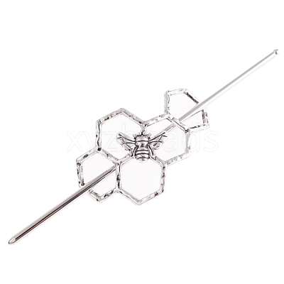 Alloy Hair Sticks OHAR-PW0001-376AS-1