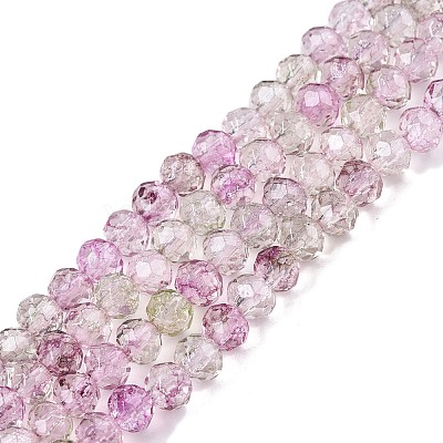 Transparent Glass Beads Strands GLAA-T023-4mm-A16-1