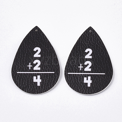 PU Leather Big Pendants FIND-R072-10-B01-1