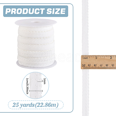 25 Yards Chinlon Wavy Edge Elastic Band EC-BC0001-61B-1