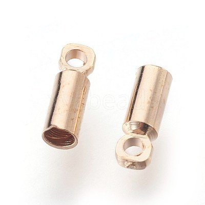 Brass Cord Ends KK-F768-04LG-1